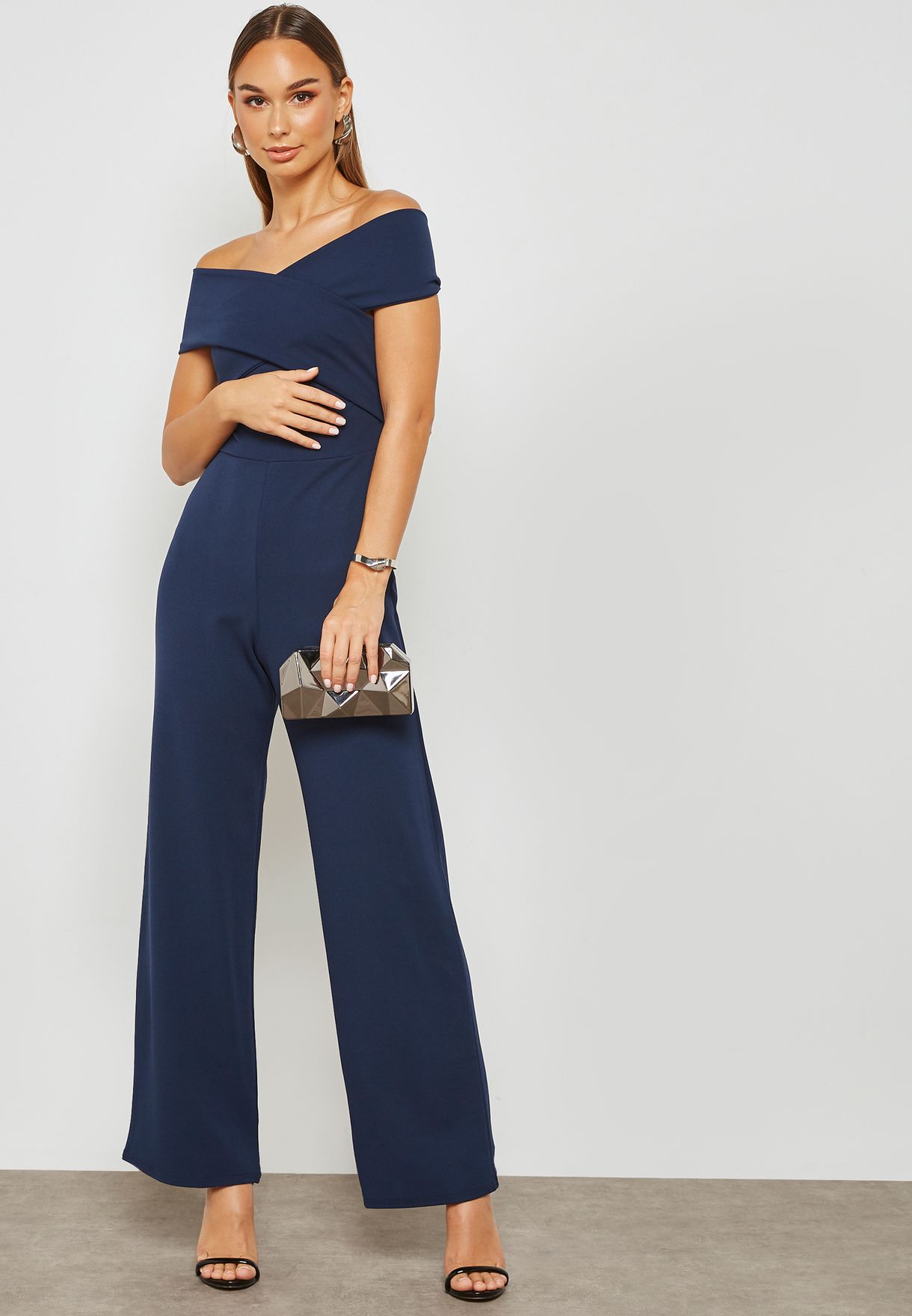 quiz wide leg jumpsuit