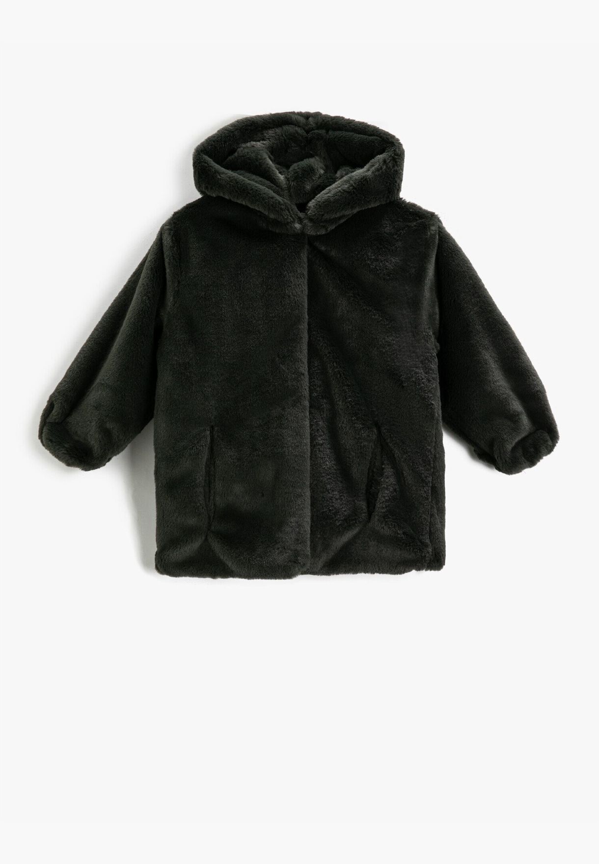 Hooded Plush Coat