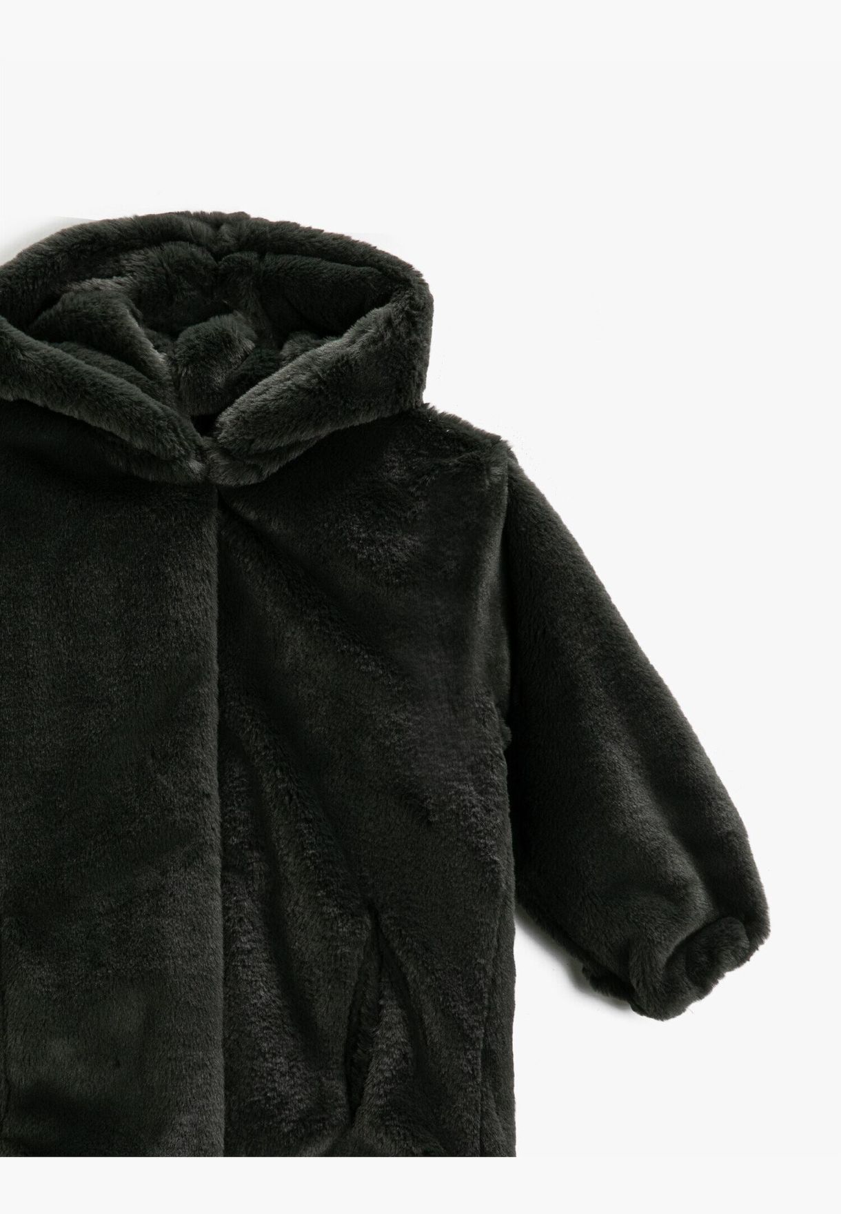 Hooded Plush Coat