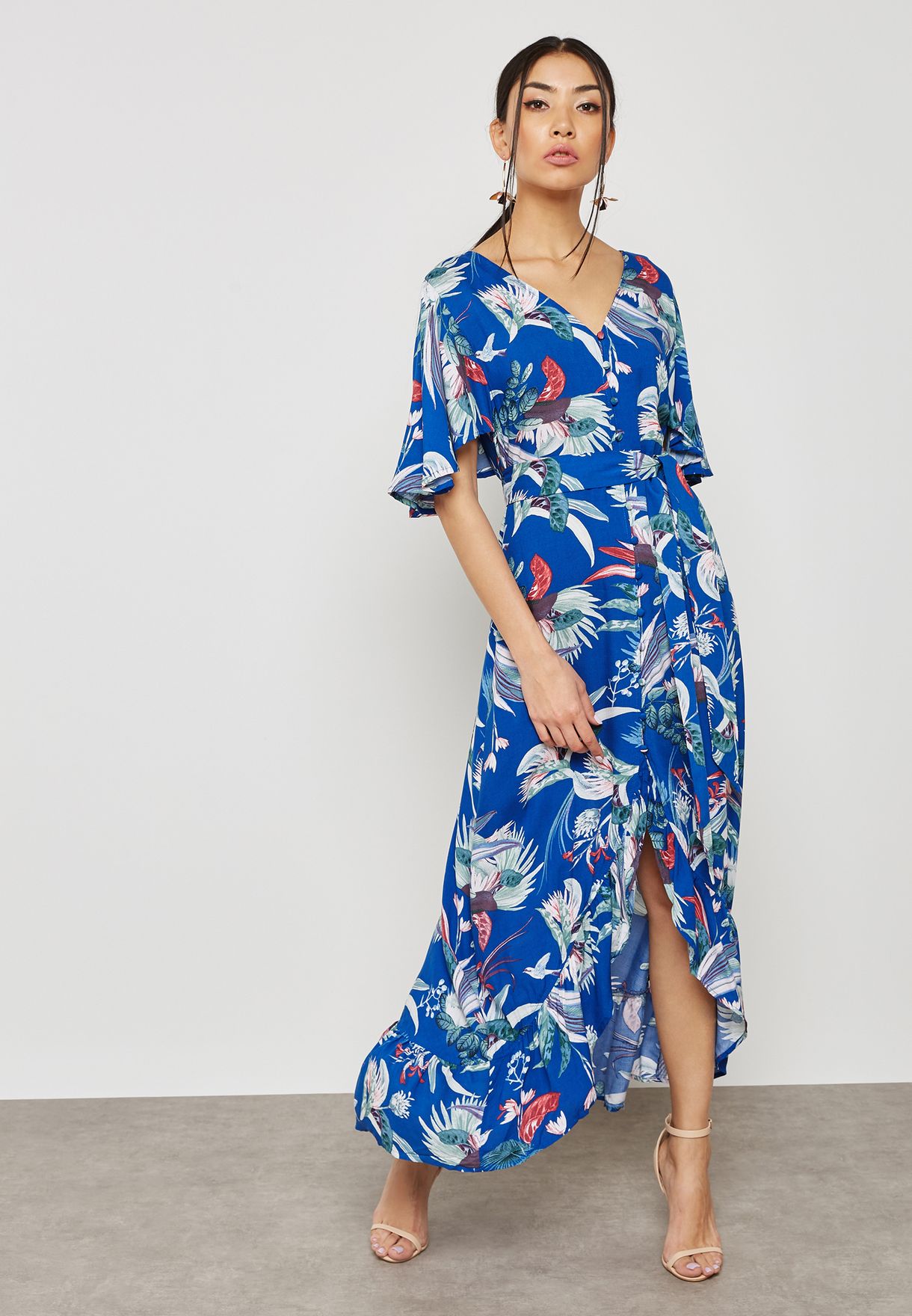 Buy Cotton On prints Printed Wrap Dress for Women in MENA, Worldwide