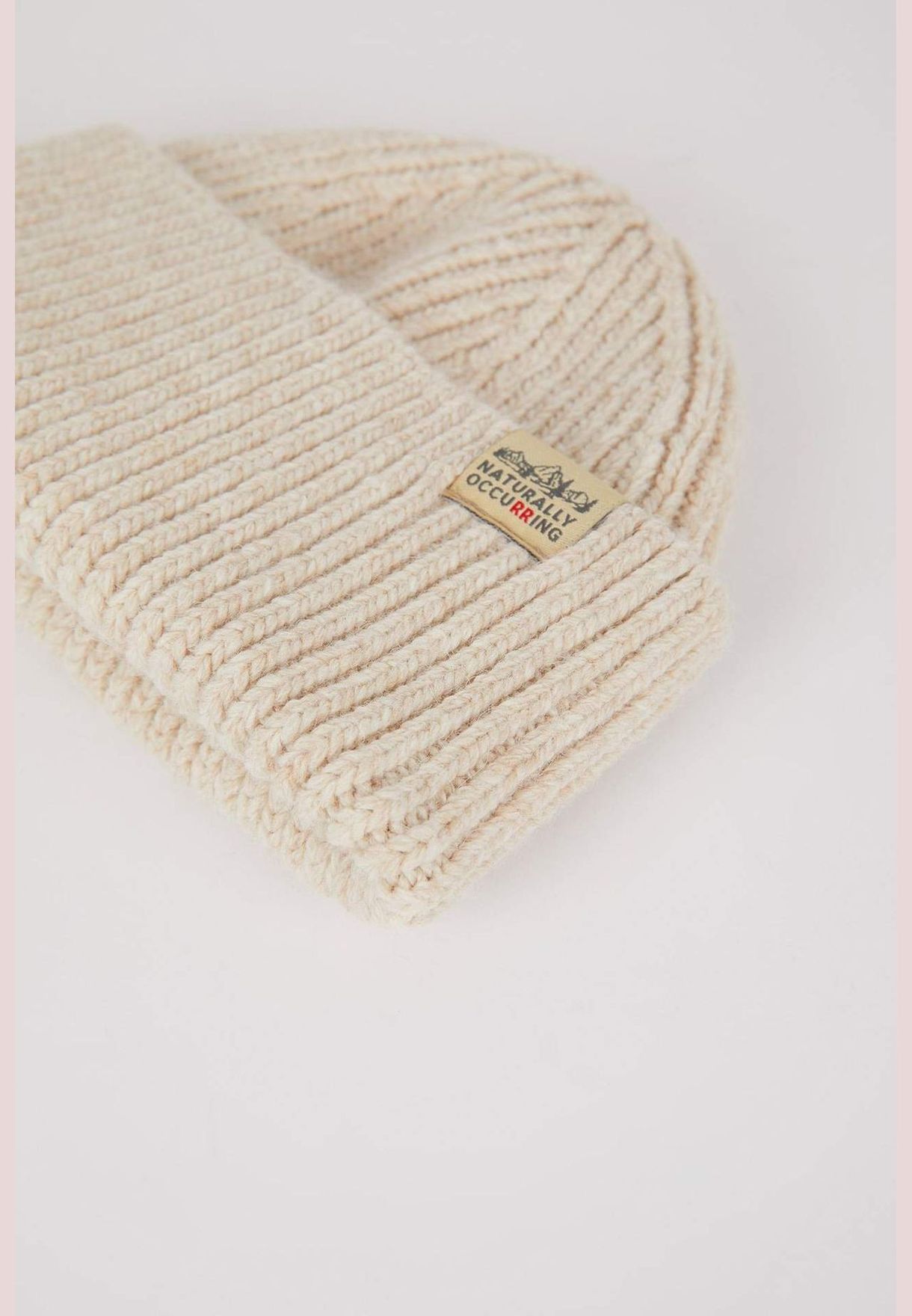 Slogan Print Knitt Beanie