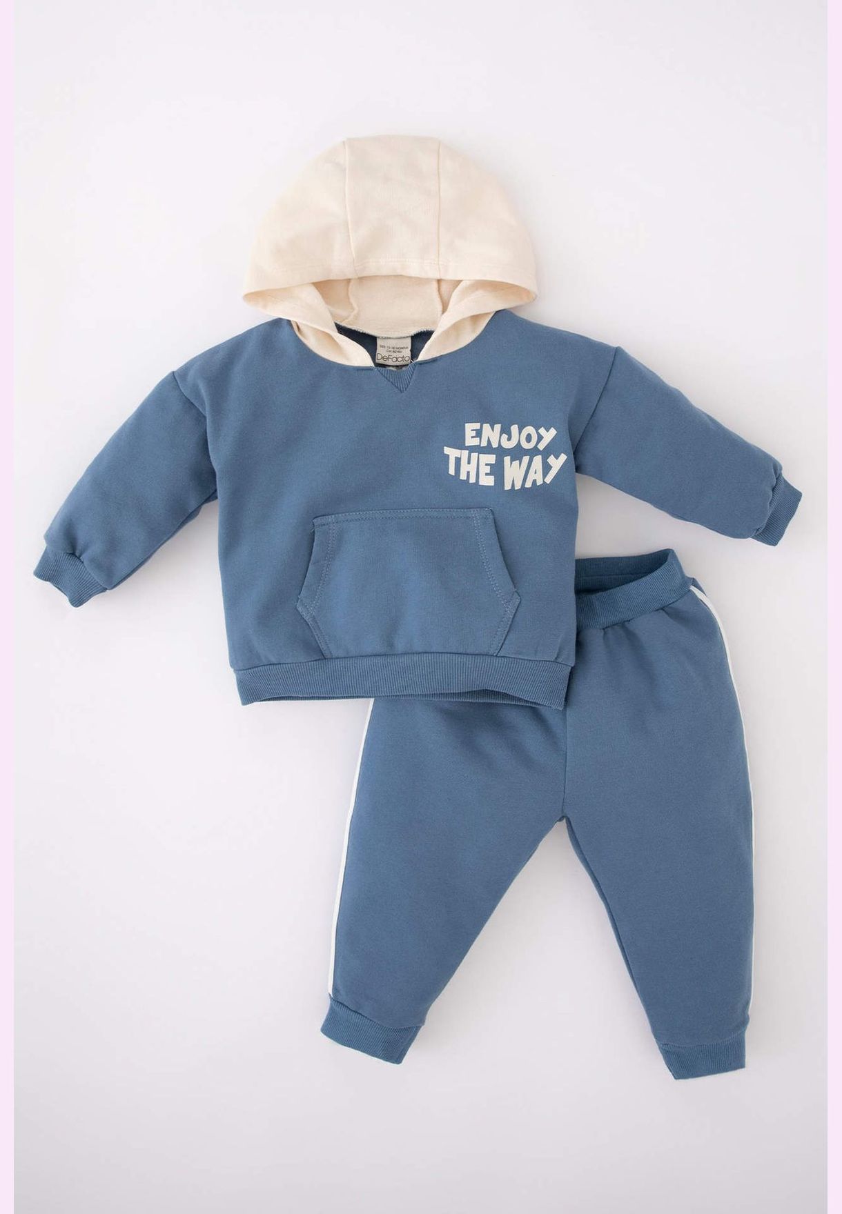 2 Pack BabyBoy Hooded Long Sleeve Knitted Set