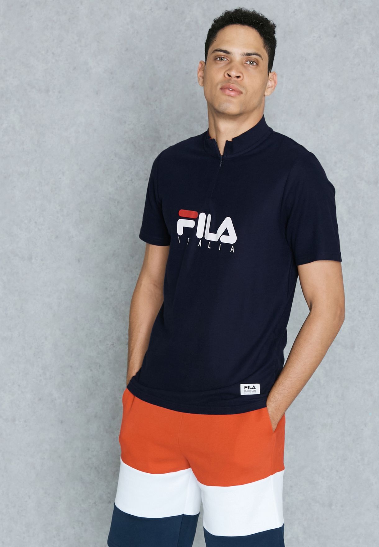 fila zip polo