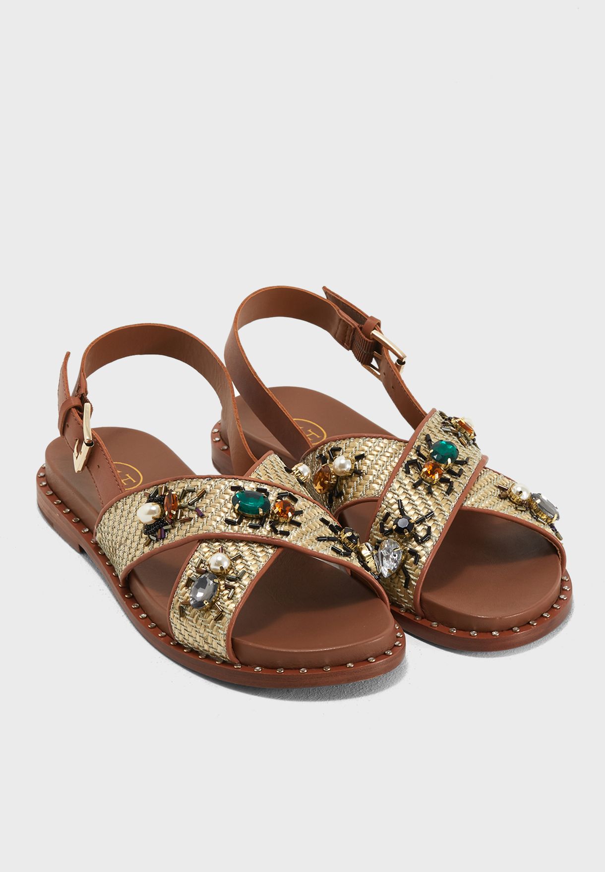 dkny maya flat sandals