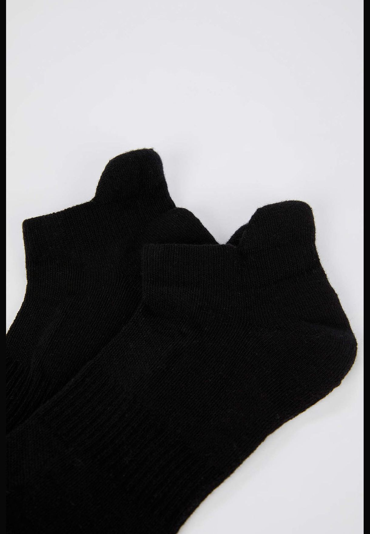 2 Pack Basic Square Print Footie Socks