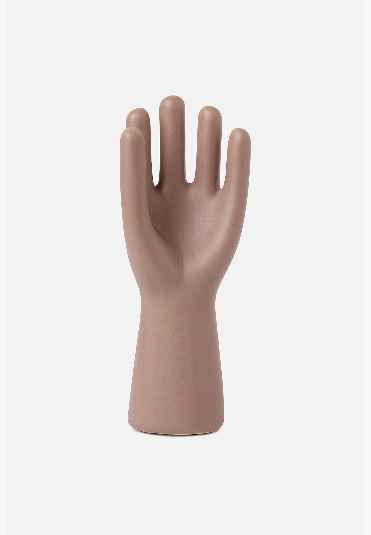 Hand Shaped Solid Modern Ceramic Showpiece For Home Decor 