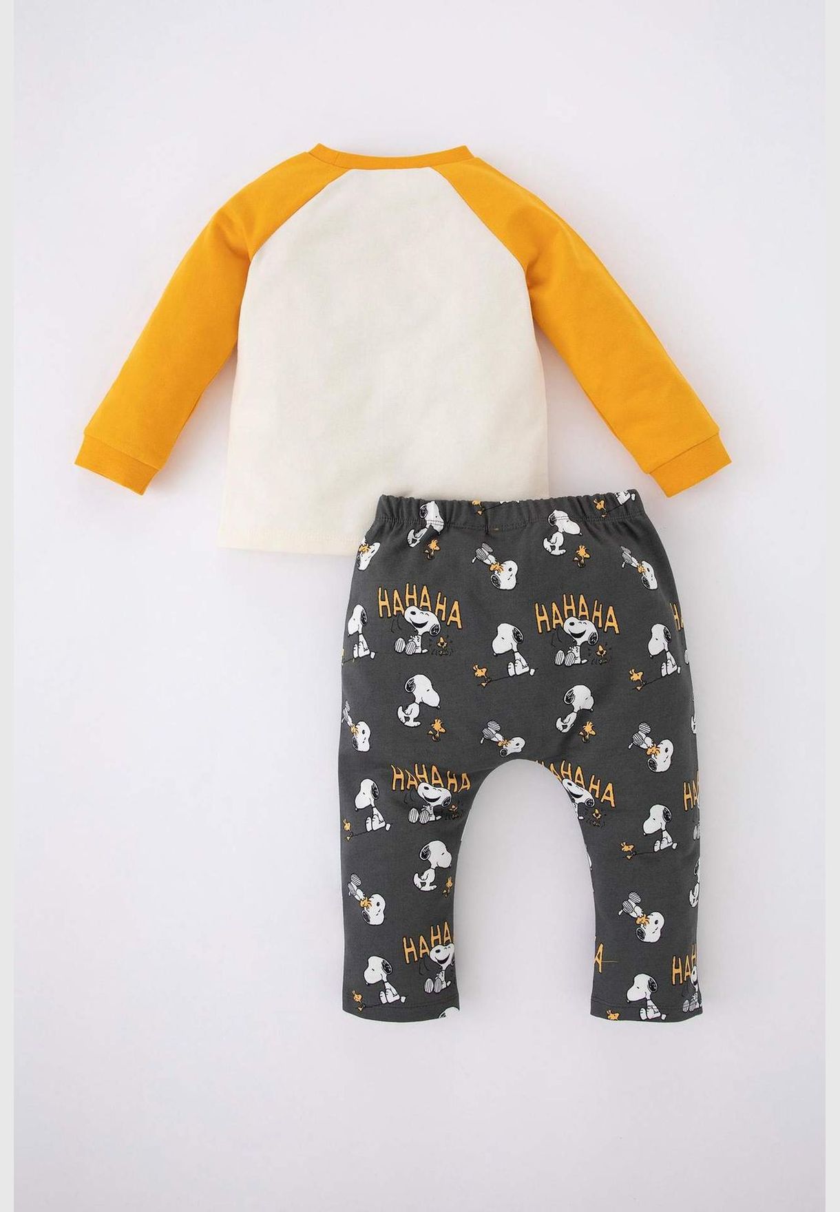 2 Pack BabyBoy Snoopy Licenced Bike Neck Long Sleeve Knitted Set