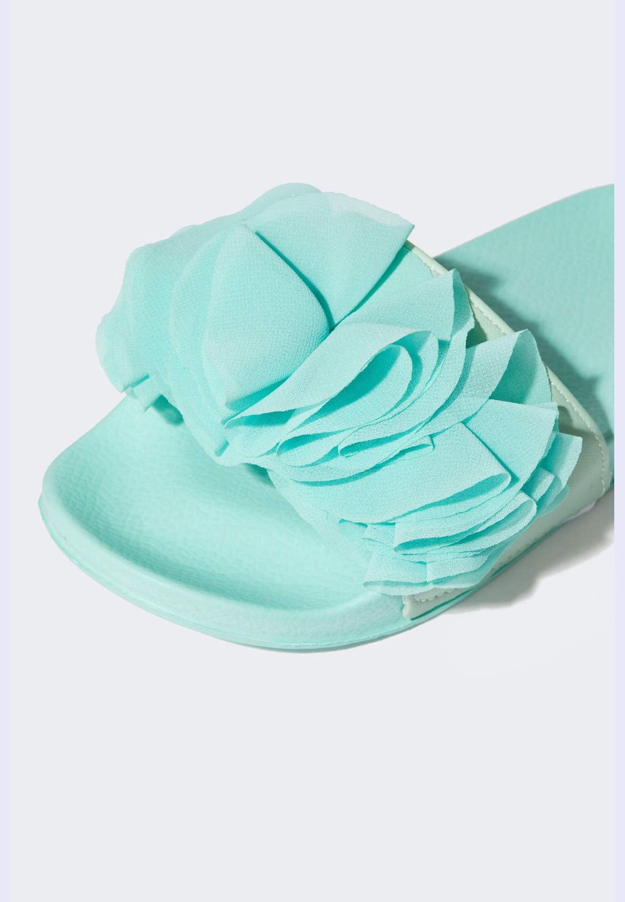 Frill Detail Slippers