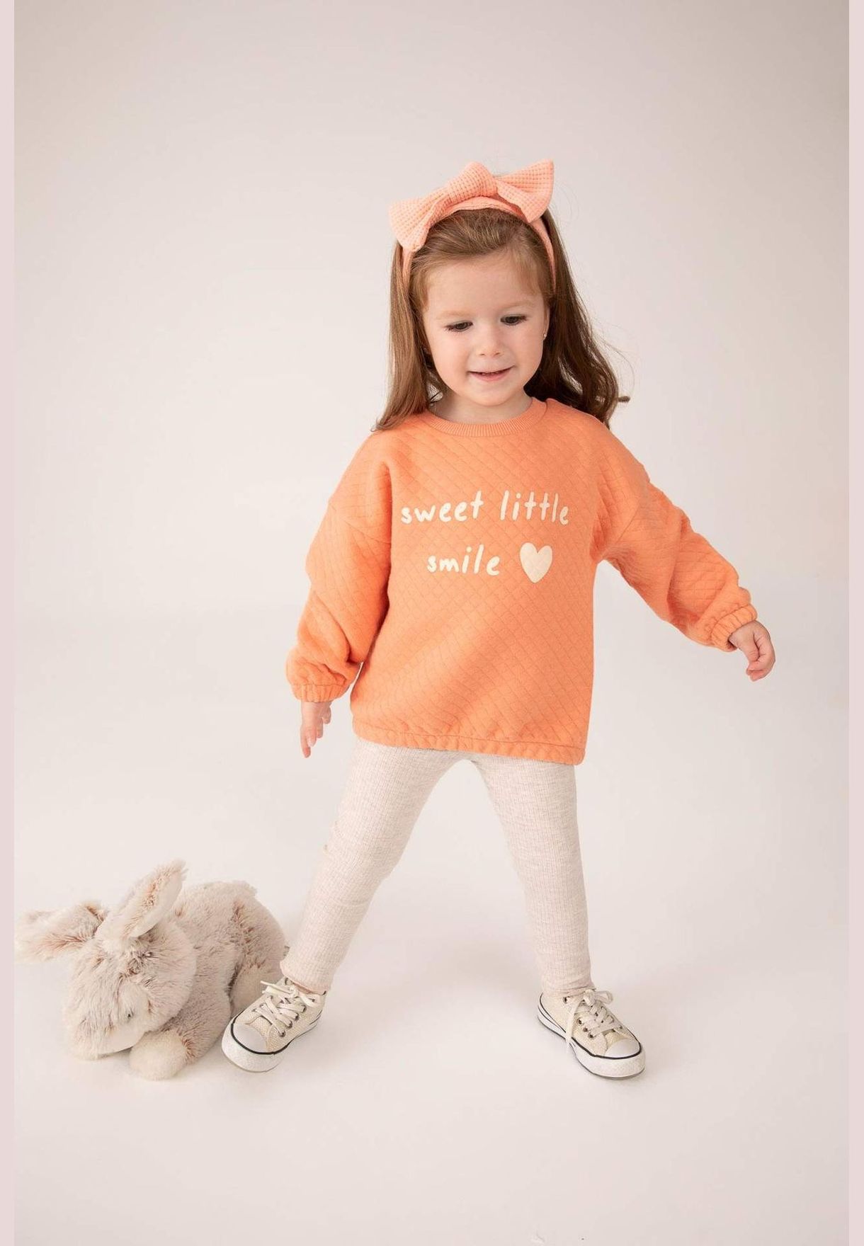 BabyGirl Bike Neck Long Sleeve Knitted Sweat Shirt