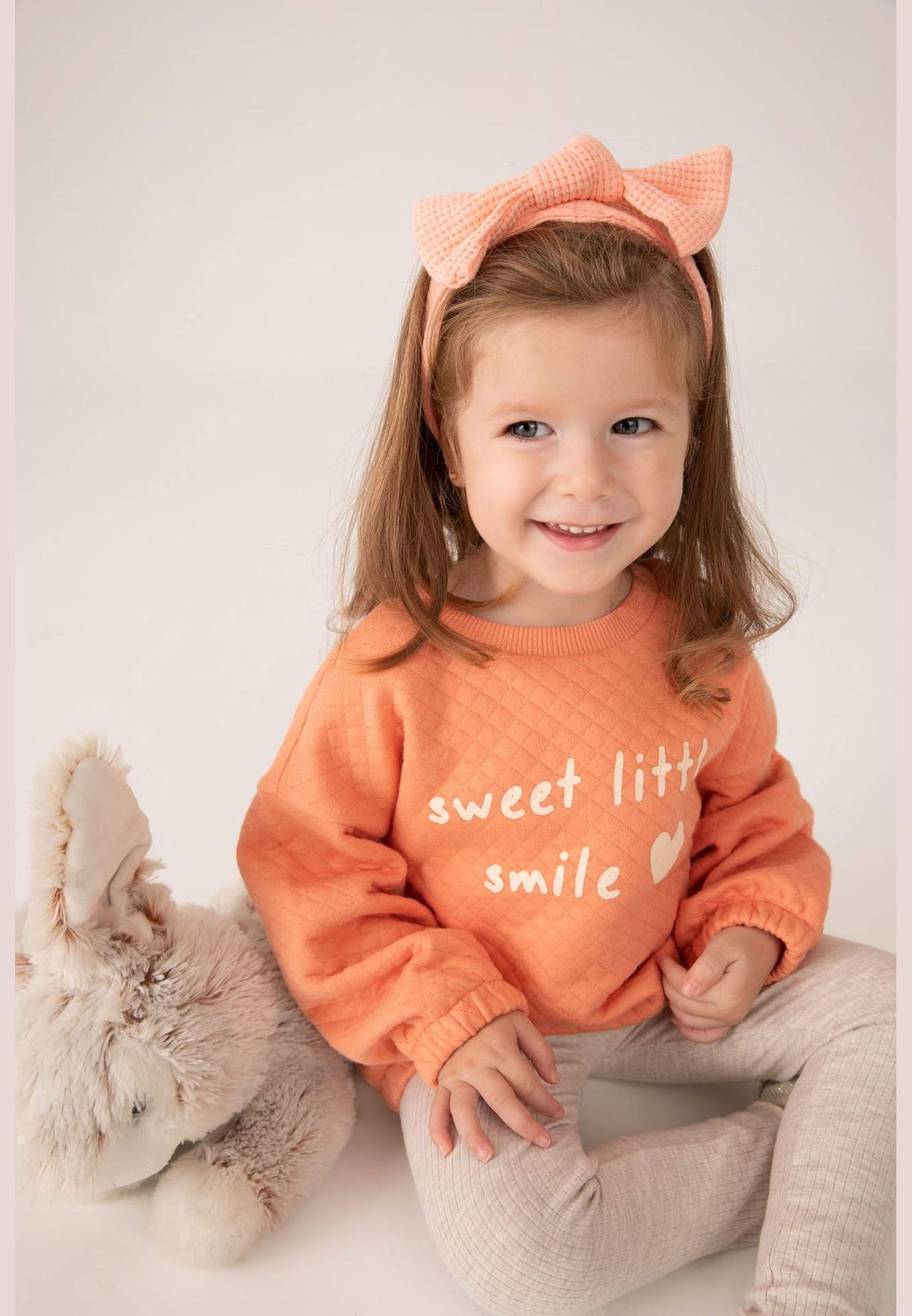BabyGirl Bike Neck Long Sleeve Knitted Sweat Shirt
