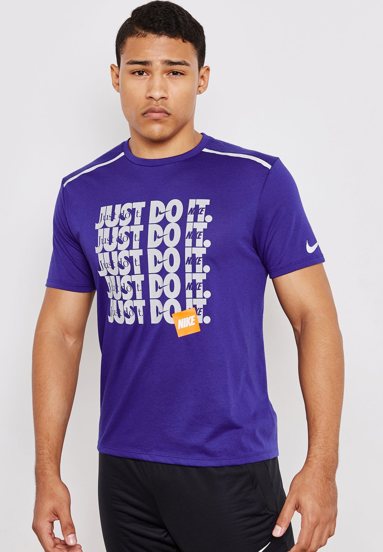purple nike just do it shirt