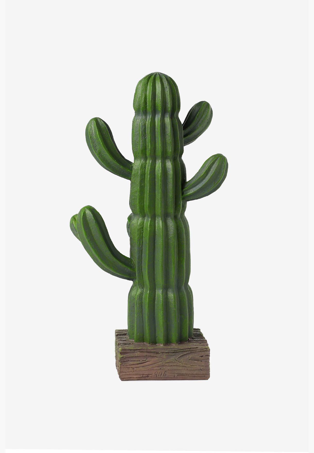 Modern Shamrock Cactus Shaped Soild Minimalistic Ceramic Showpiece For Home Decor 