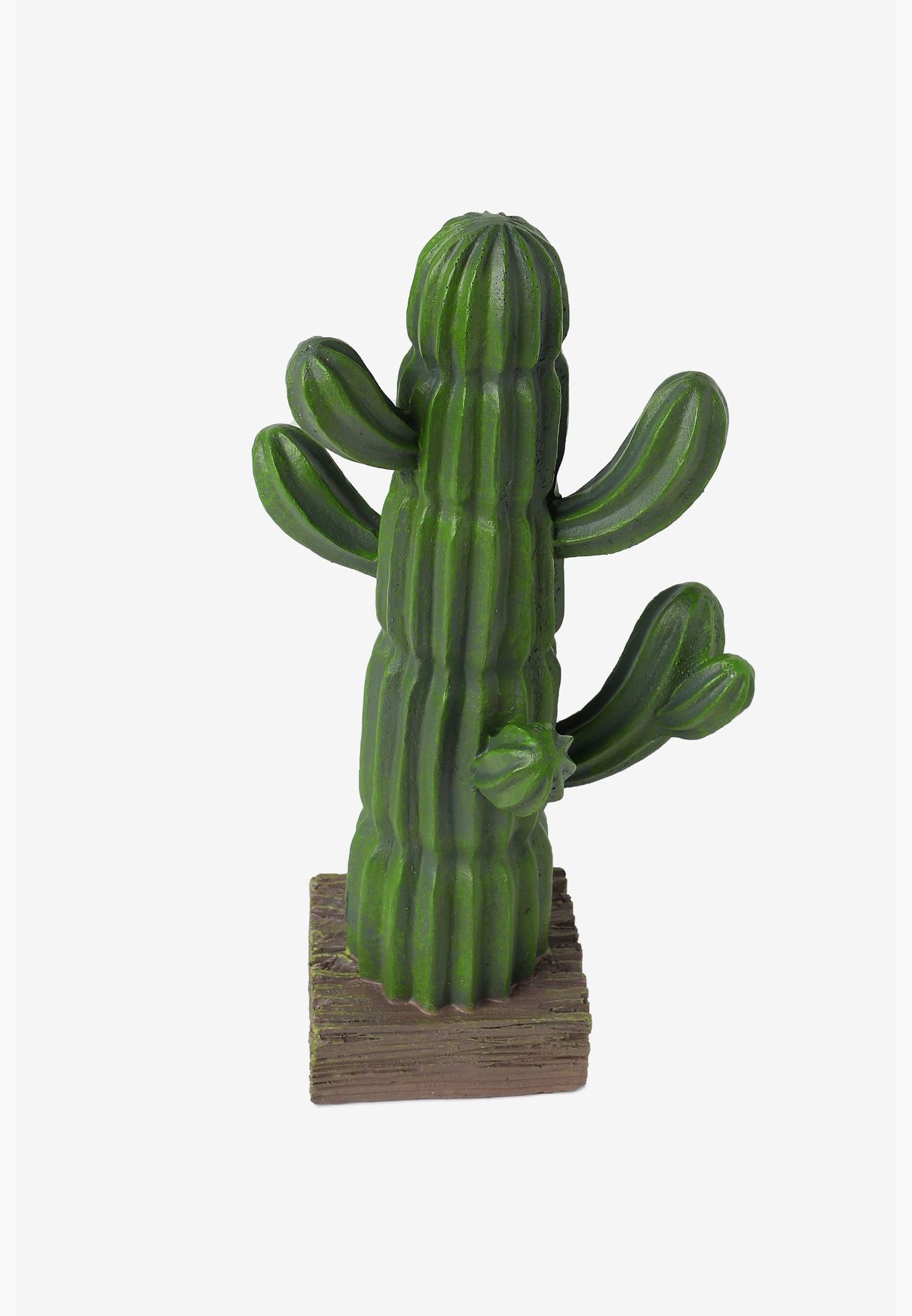 Modern Shamrock Cactus Shaped Soild Minimalistic Ceramic Showpiece For Home Decor