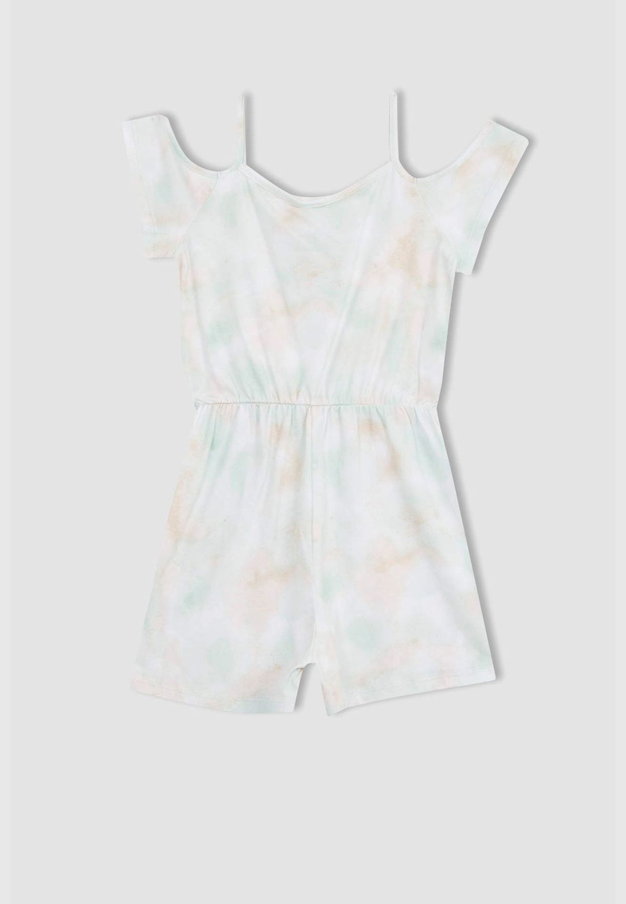 Regular Fit Floral Print Jumpsuit