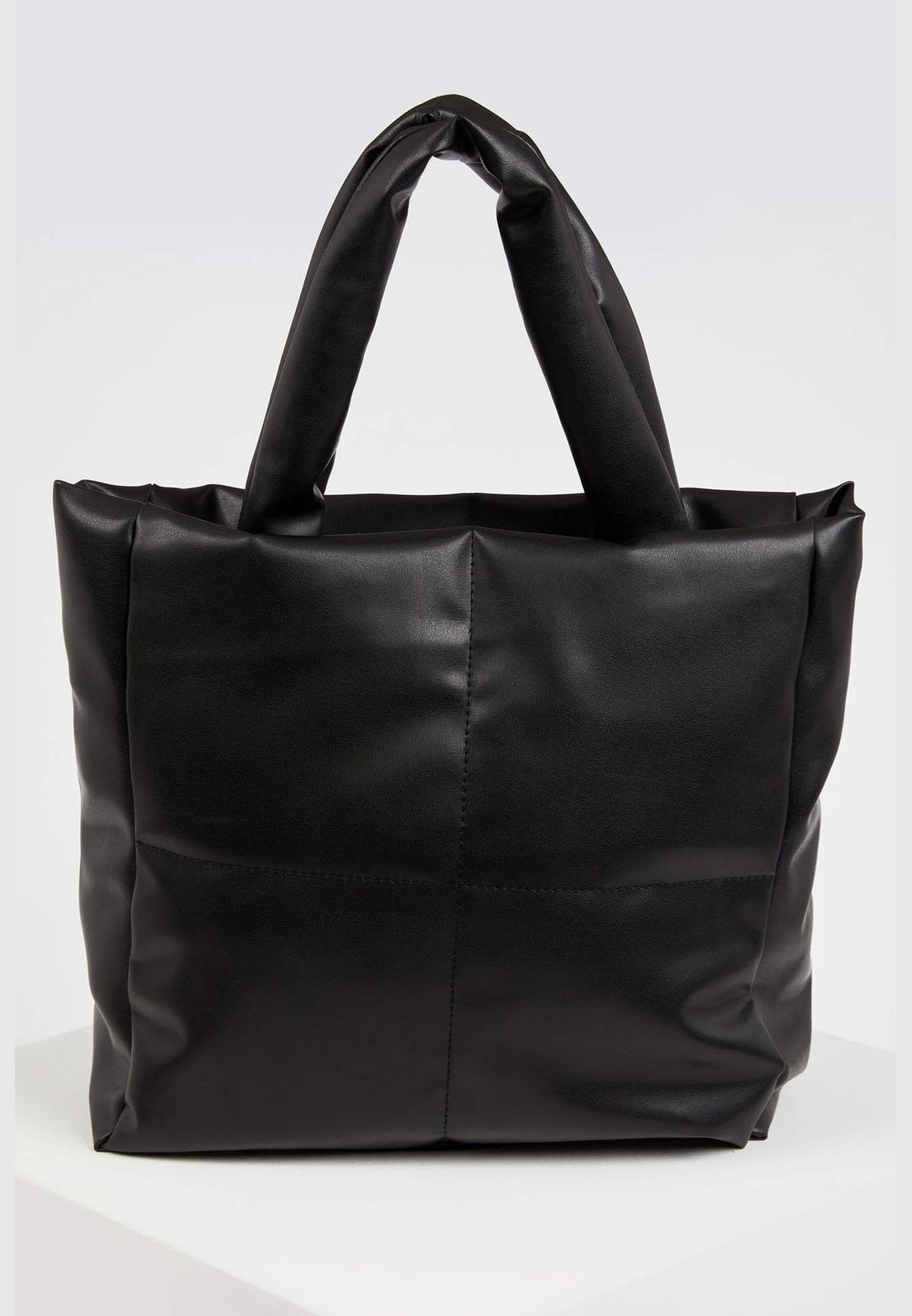 Buy Defacto black Faux Leather Big Shoulder Bag for Women in Dubai, Abu ...