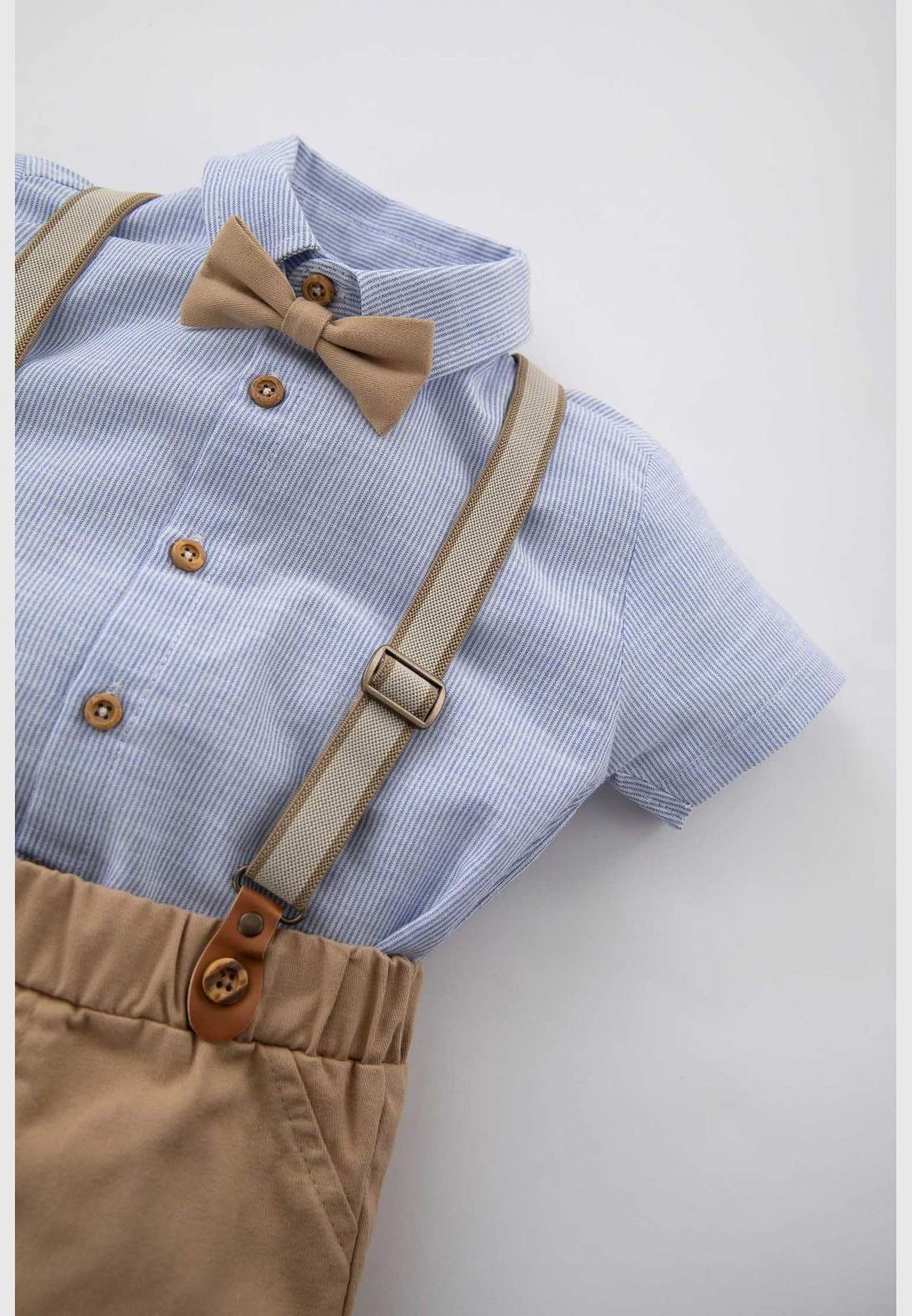 4 Pack BabyBoy Short Sleeve Woven Set