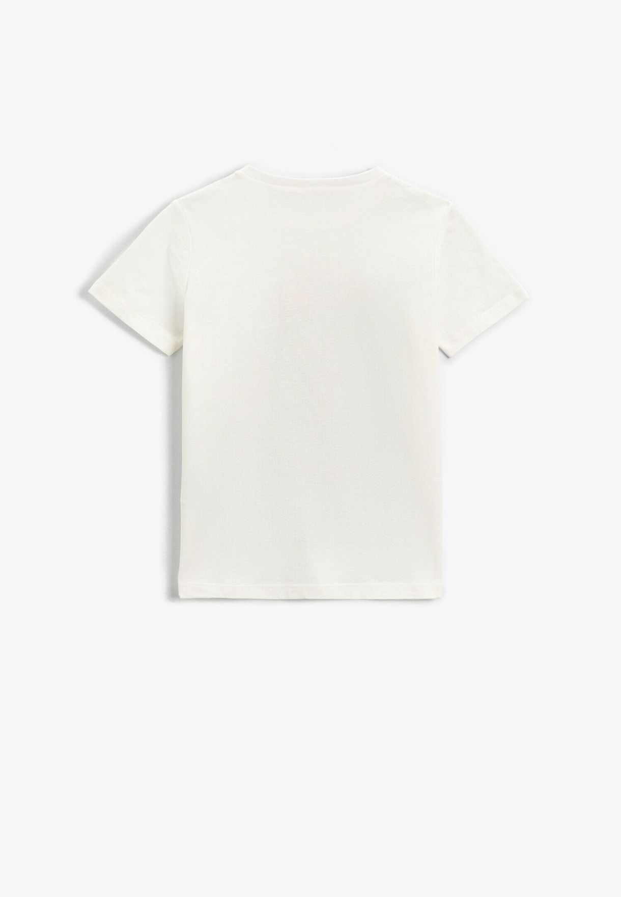 Printed Short Sleeve T-Shirt Cotton