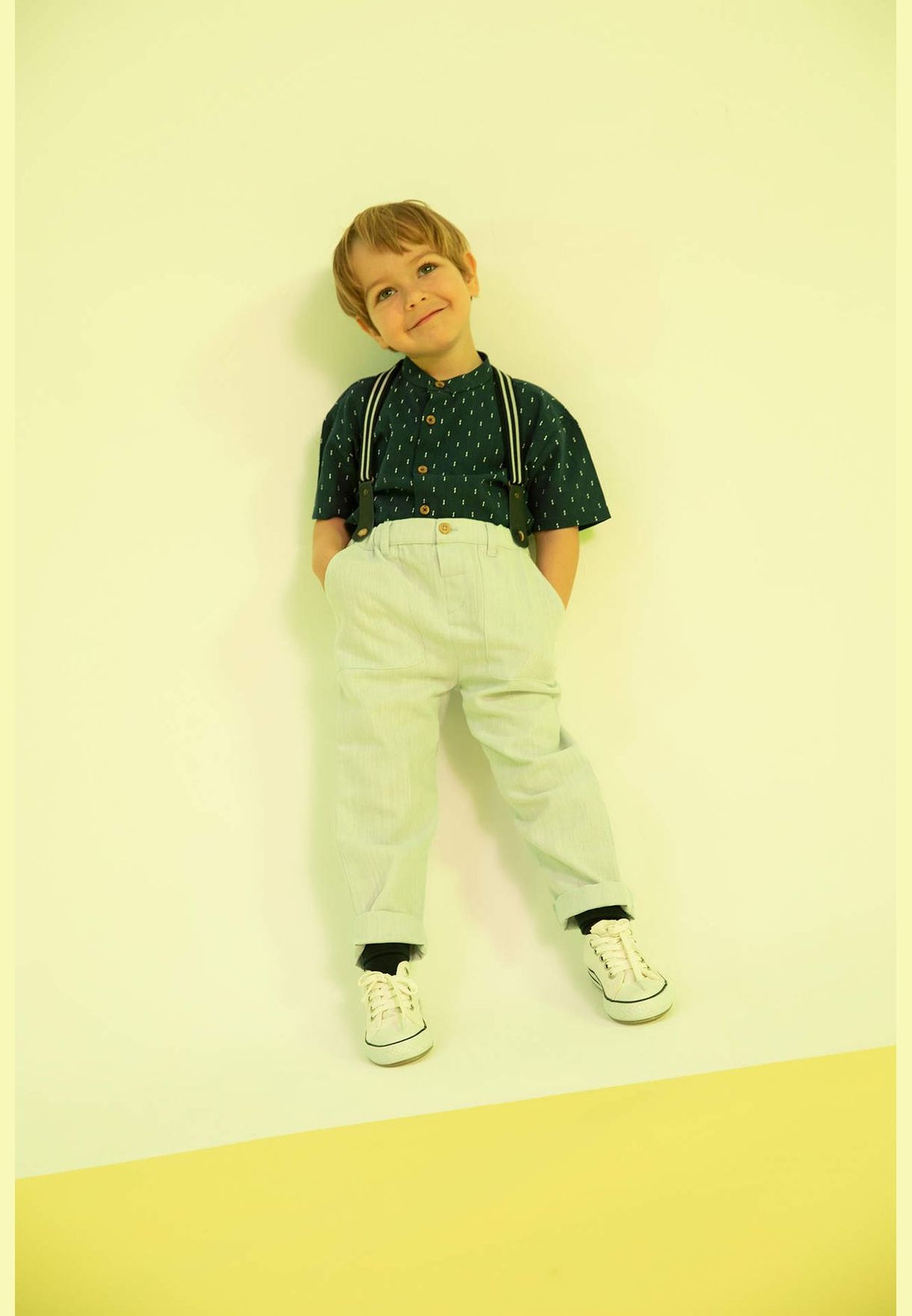 BabyBoy Regular Fit Woven Trousers