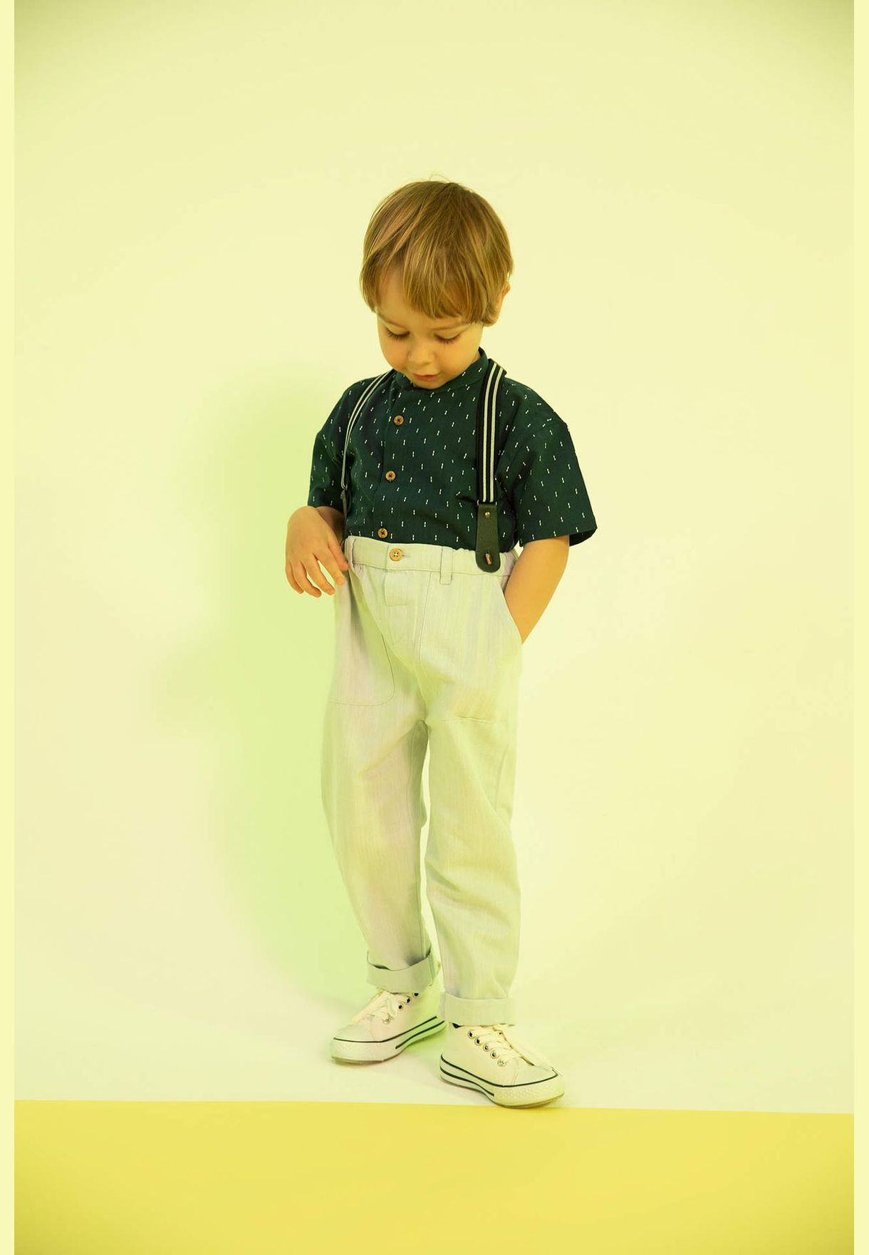 BabyBoy Regular Fit Woven Trousers