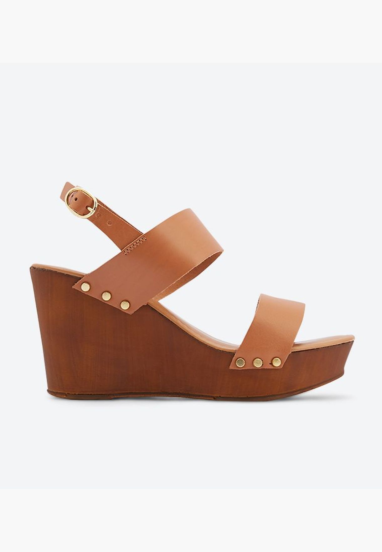 dune tan wedge sandals