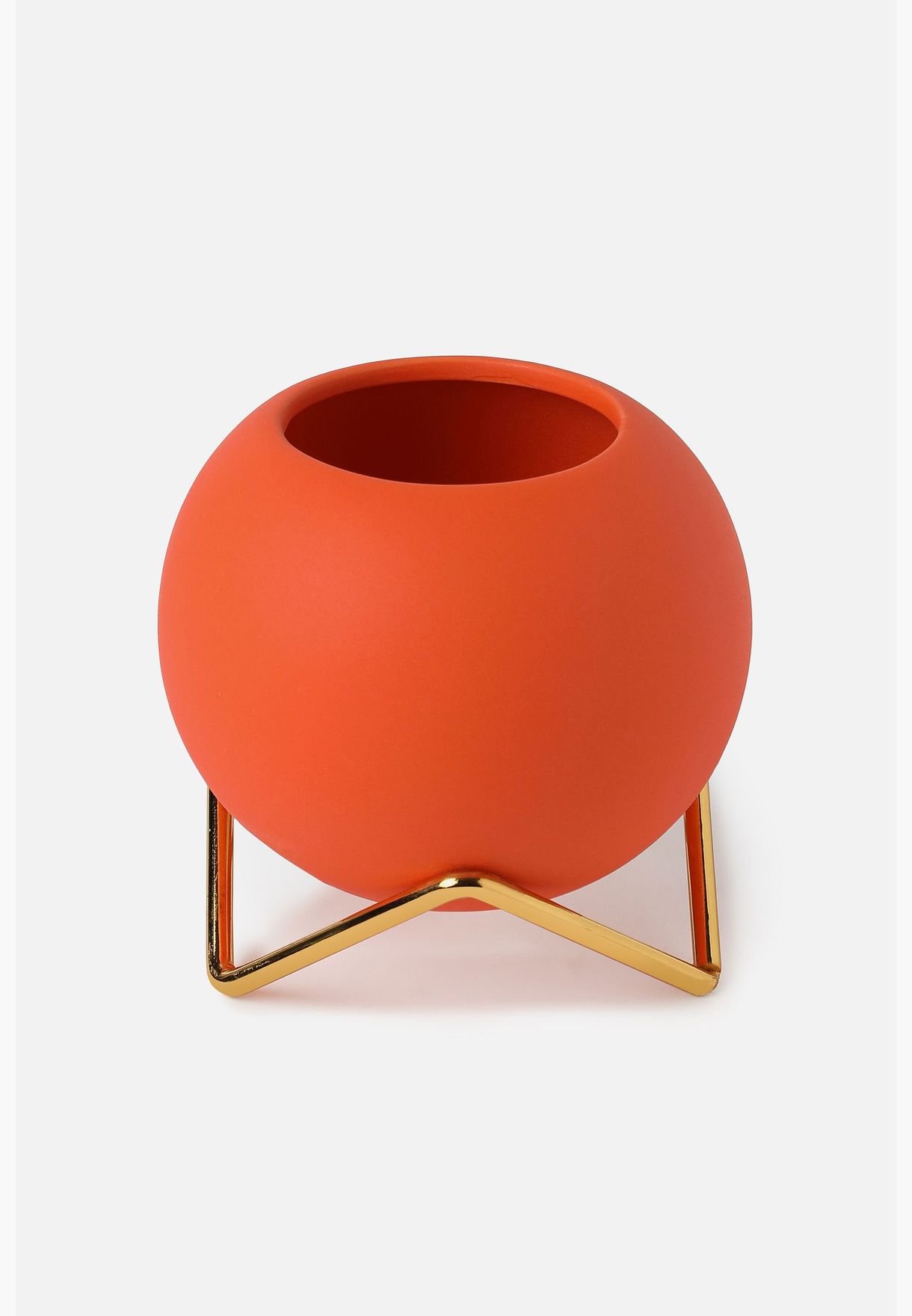 Minimalistic Round Modern Ceramic Flower Vase For Home Decor