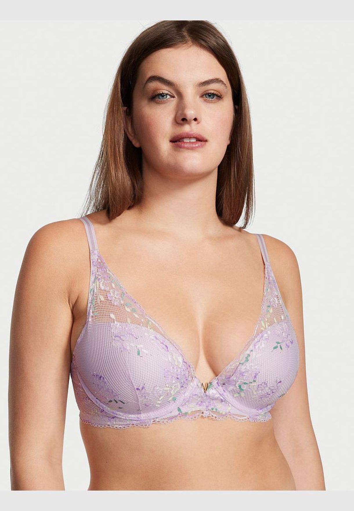 Buy Victorias Secret Neutrals Love Cloud Lightly Lined Plunge Bra For Women In Mena Worldwide 