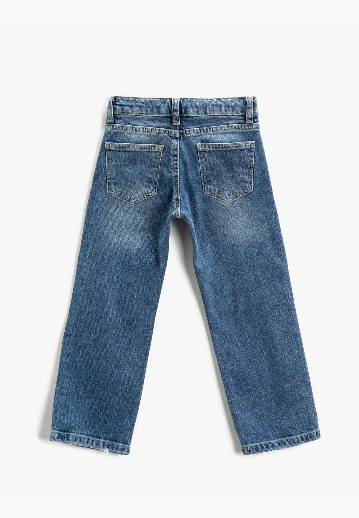 Destroyed Jean Trousers Cotton