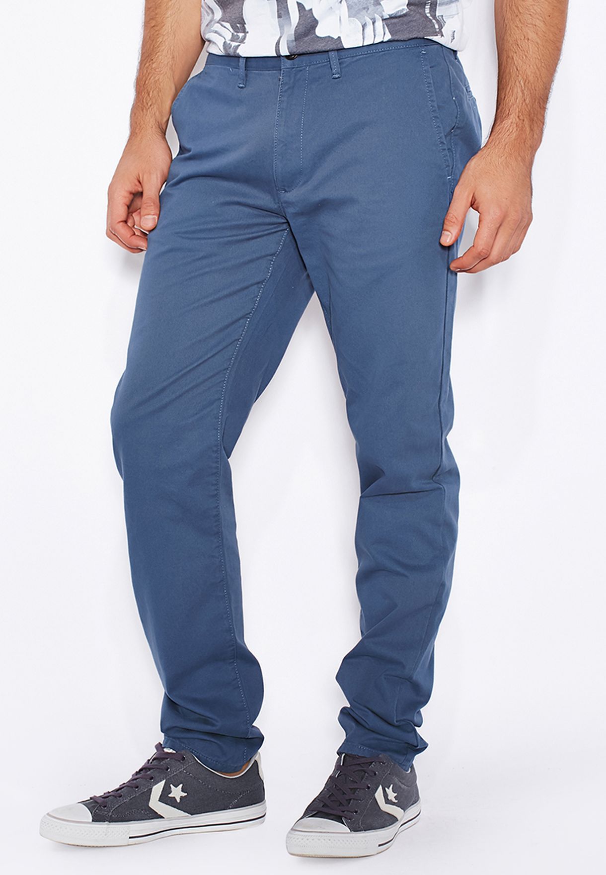 burton blue chinos