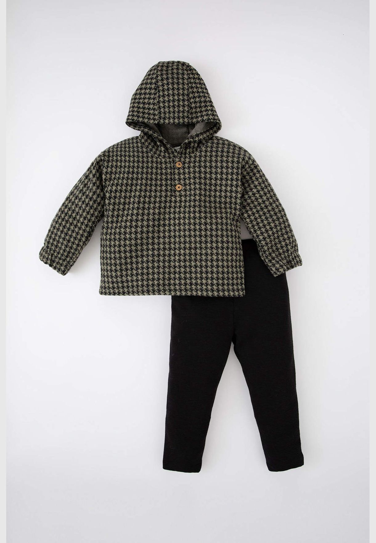 2 Pack BabyBoy Regular Fit Hooded Knitted Set