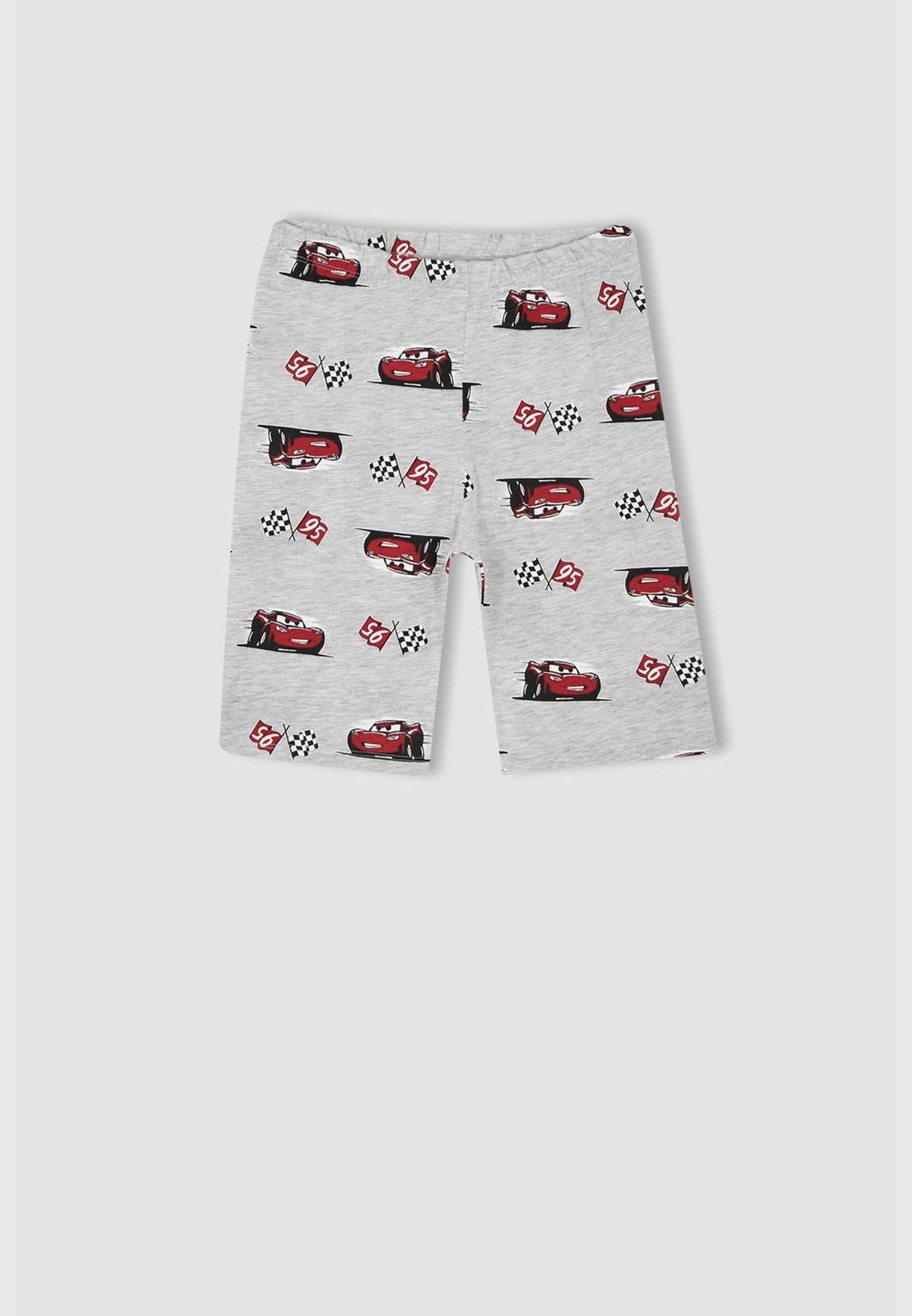 Short Sleeve Cars Printed Pyjama Set