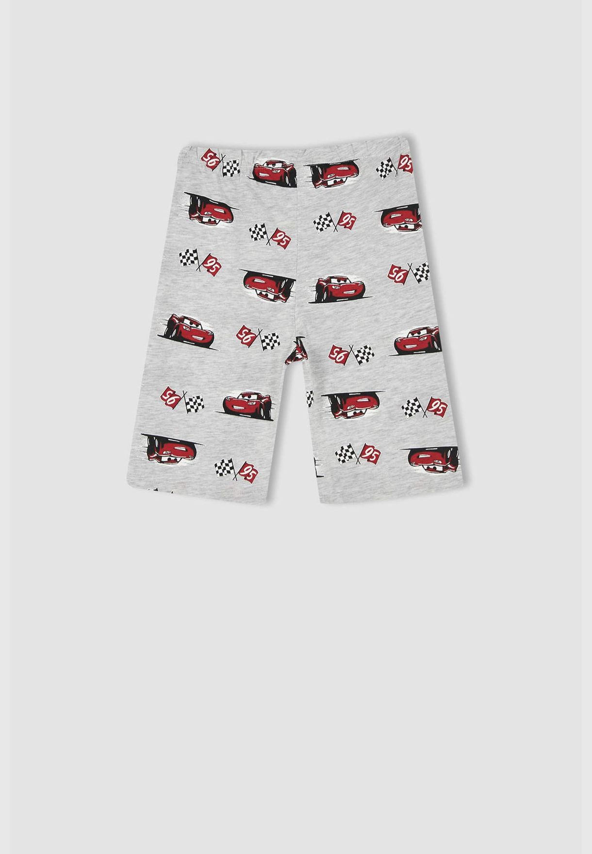 Short Sleeve Cars Printed Pyjama Set
