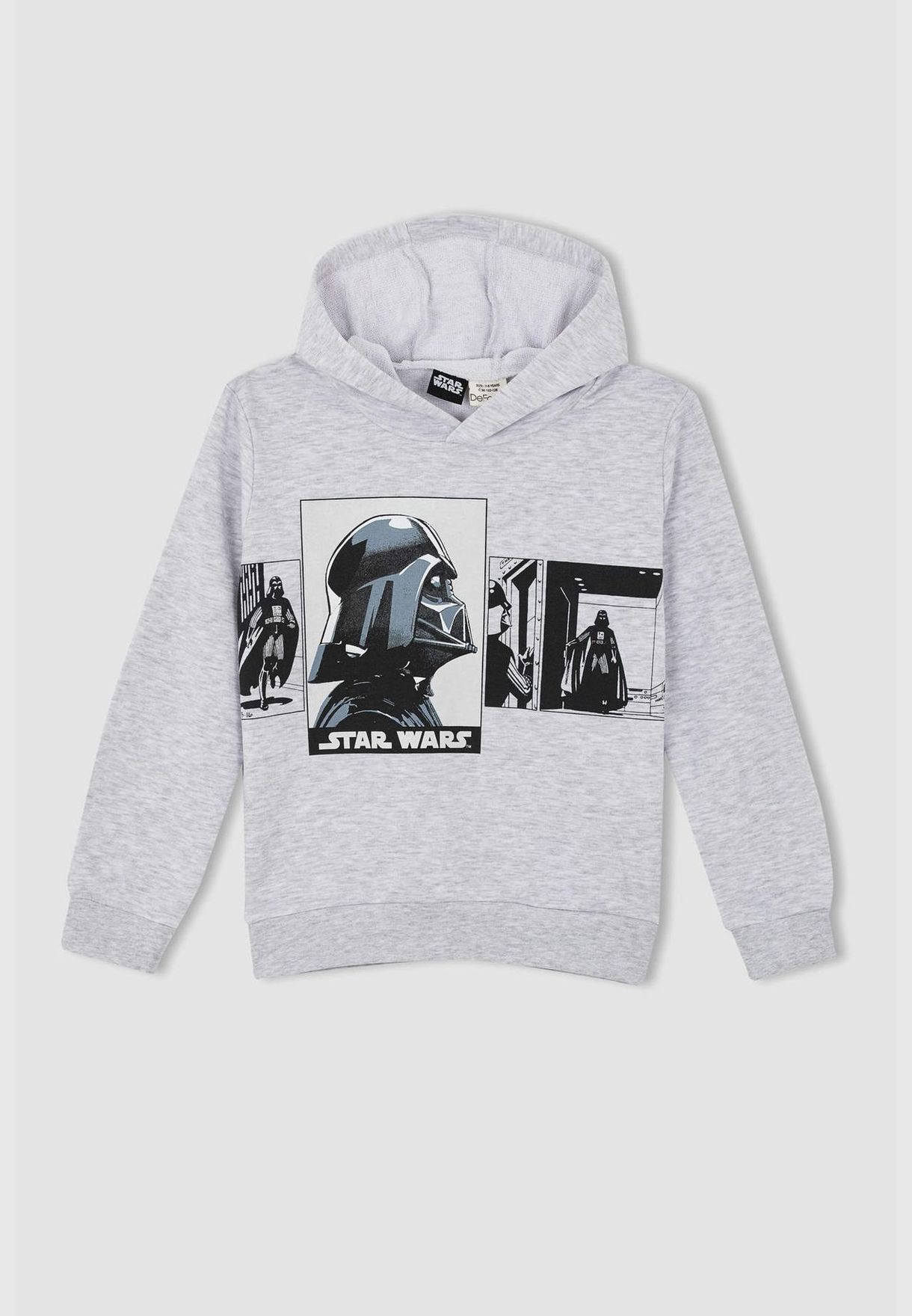 Boy Star Wars Licenced Regular Fit Crew Neck Regular Knitted Sweat Shirt