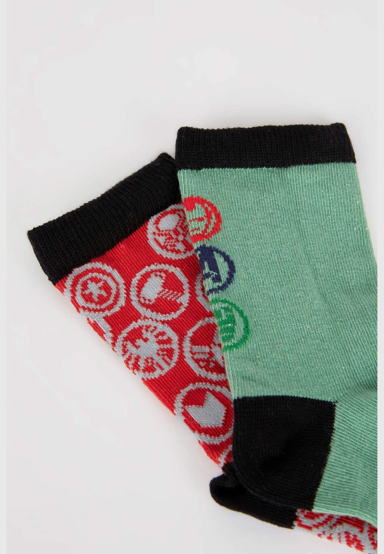 2 Pack Boy Marvel Avengers Licenced Socks
