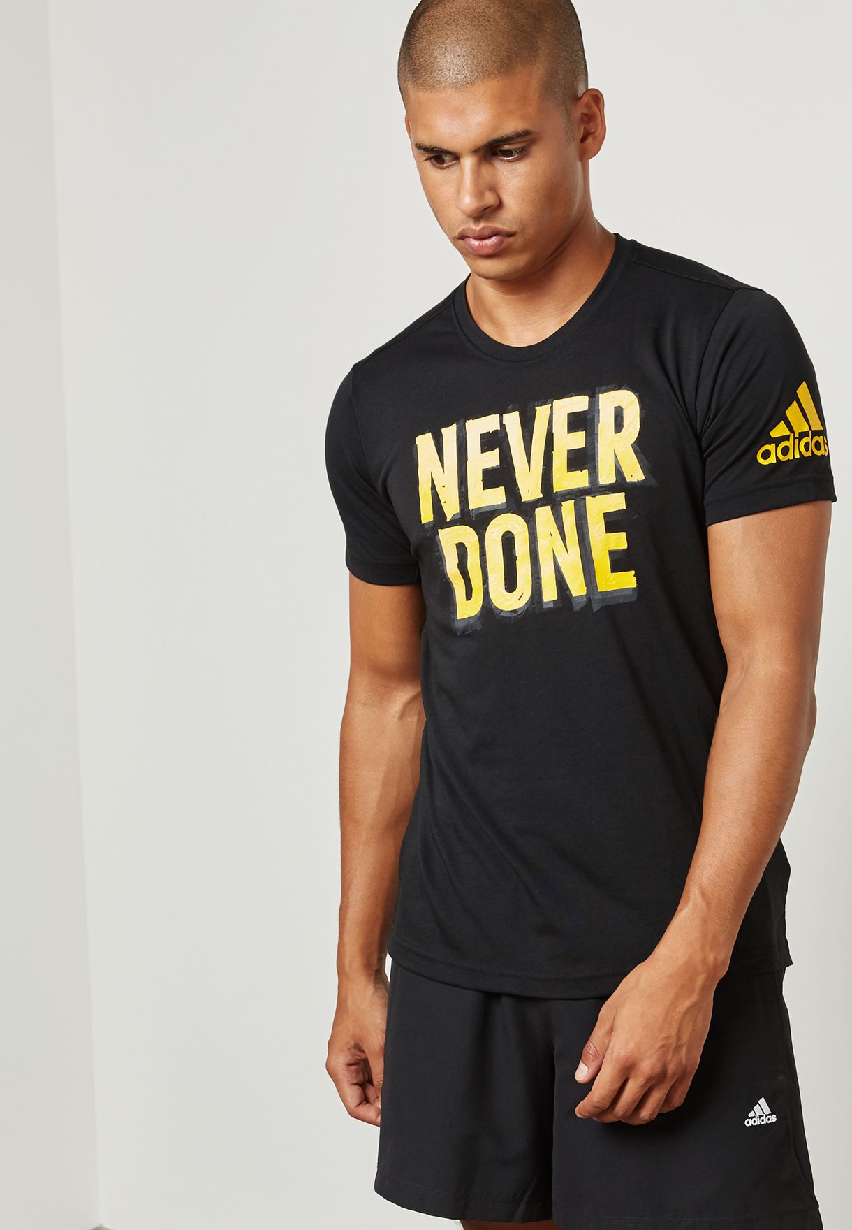 adidas never done t shirt