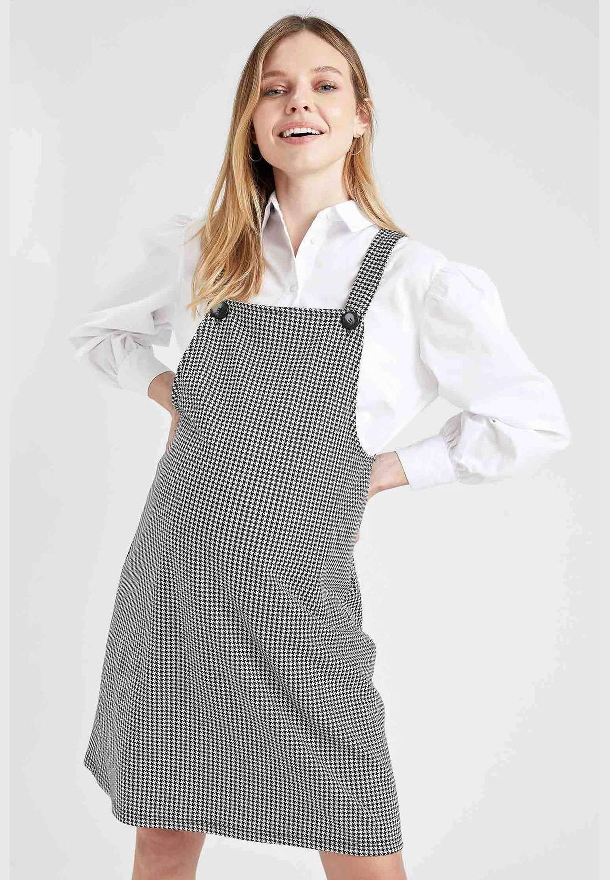 maternity dungaree dress