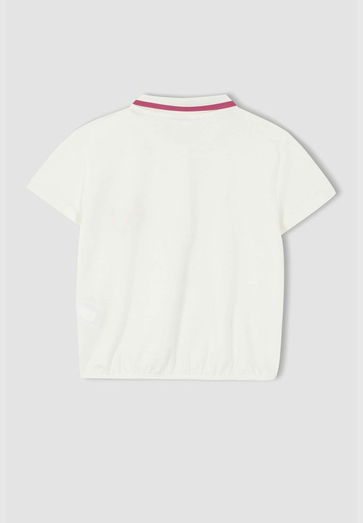 Short Sleeve Colour Block Printed T-Shirt