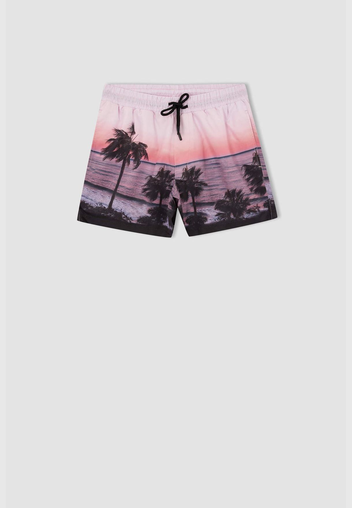 Palm Print Swimming Shorts