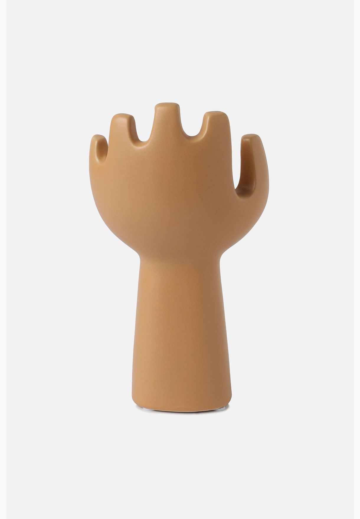 Hand Shaped Solid Modern Ceramic Showpiece For Home Decor