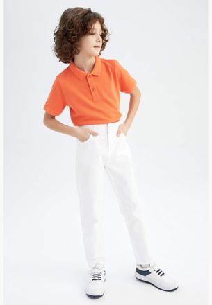 Wide High twill trousers - White - Kids | H&M GB