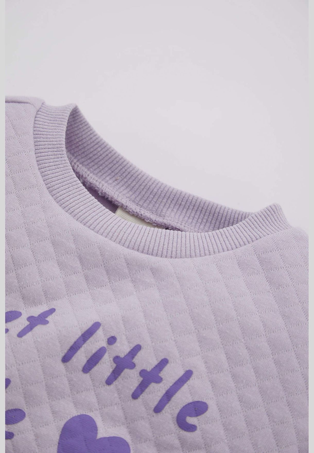 BabyGirl Bike Neck Long Sleeve Knitted Sweat Shirt