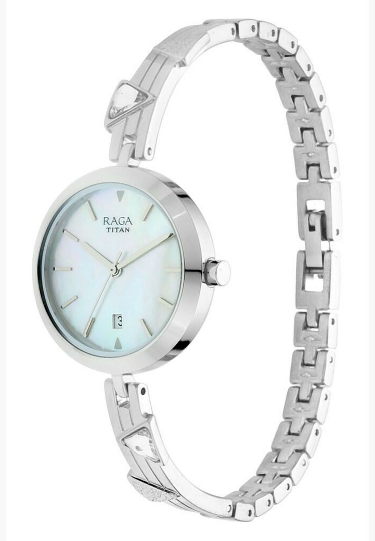 Titan mother of discount pearl dial analog watch