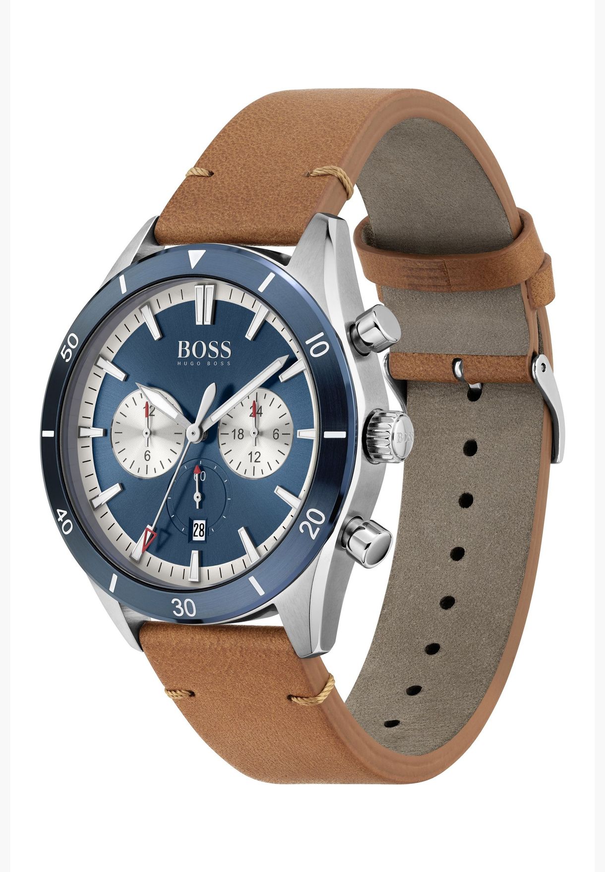 Hugo Boss SANTIAGO Leather Watch for men - 1513860
