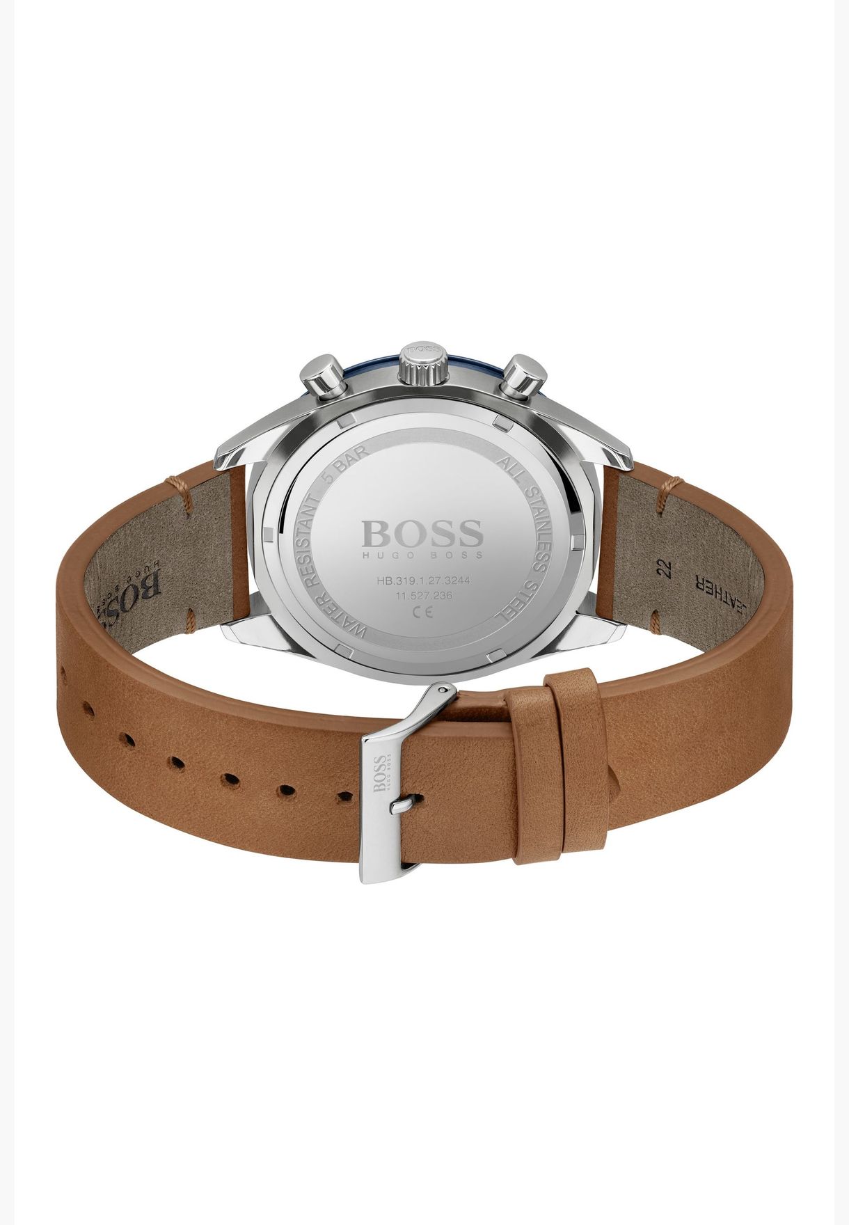 Hugo Boss SANTIAGO Leather Watch for men - 1513860