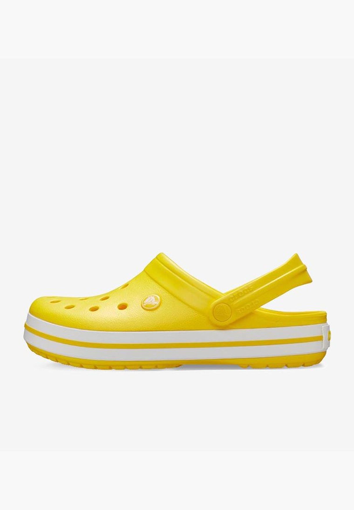 yellow crocband crocs
