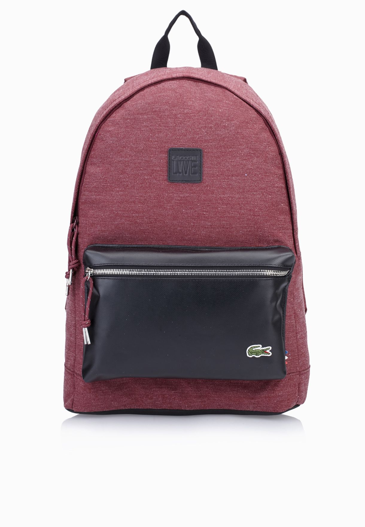 lacoste red backpack