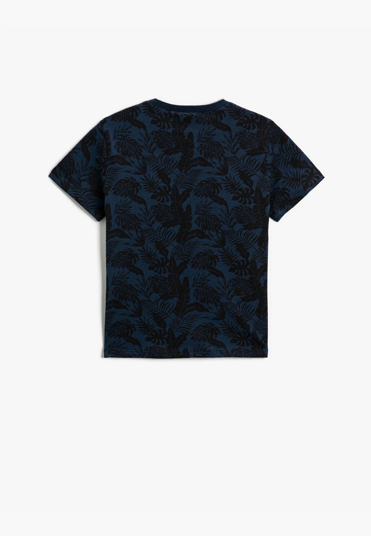 Surf Printed Short Sleeve T-Shirt Cotton