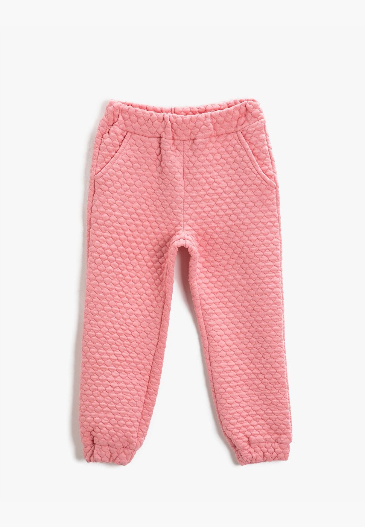 Quilted Sweatpants Jogger Pocket