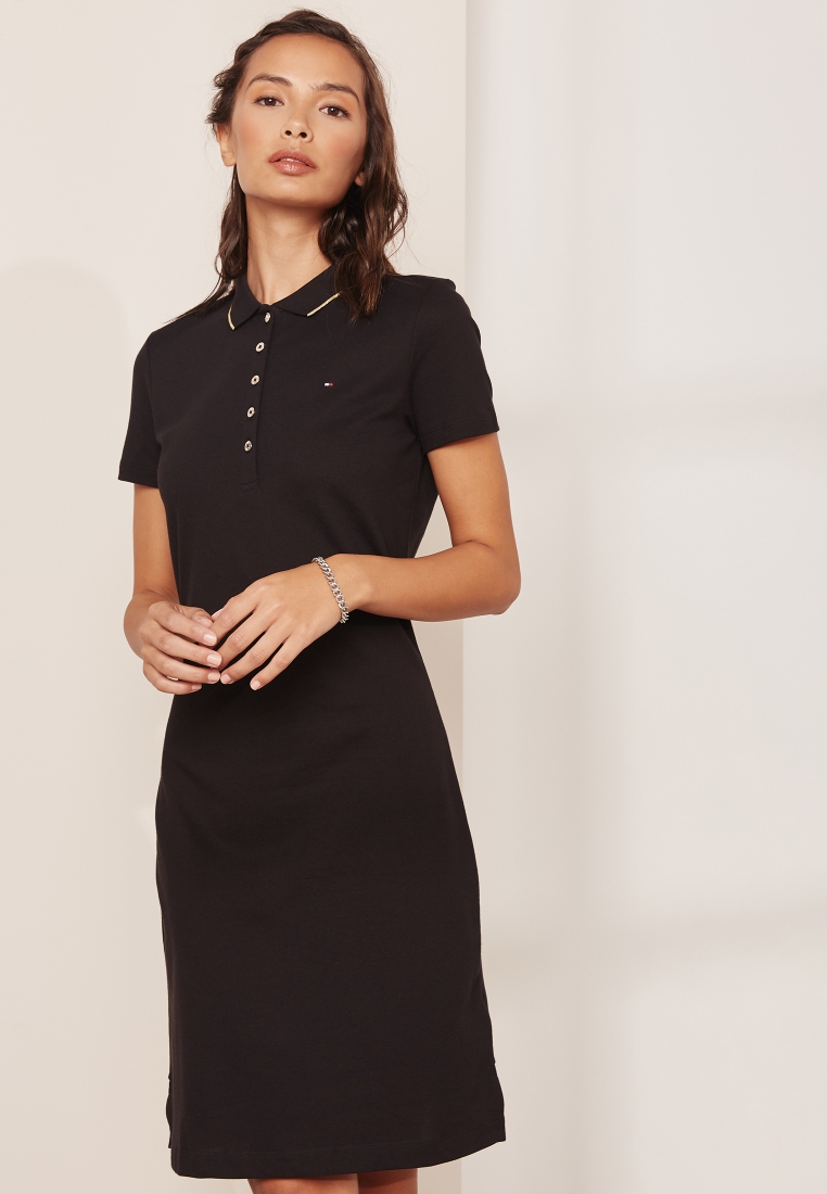 sokker fremsætte bad Buy Tommy Hilfiger black Chiara Polo Dress for Women in MENA, Worldwide