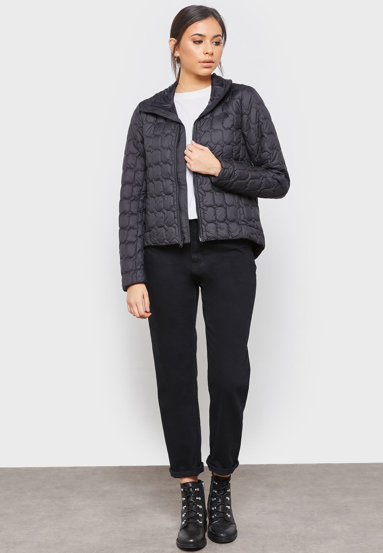 thermoball crop jacket