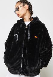 ellesse fur hoodie